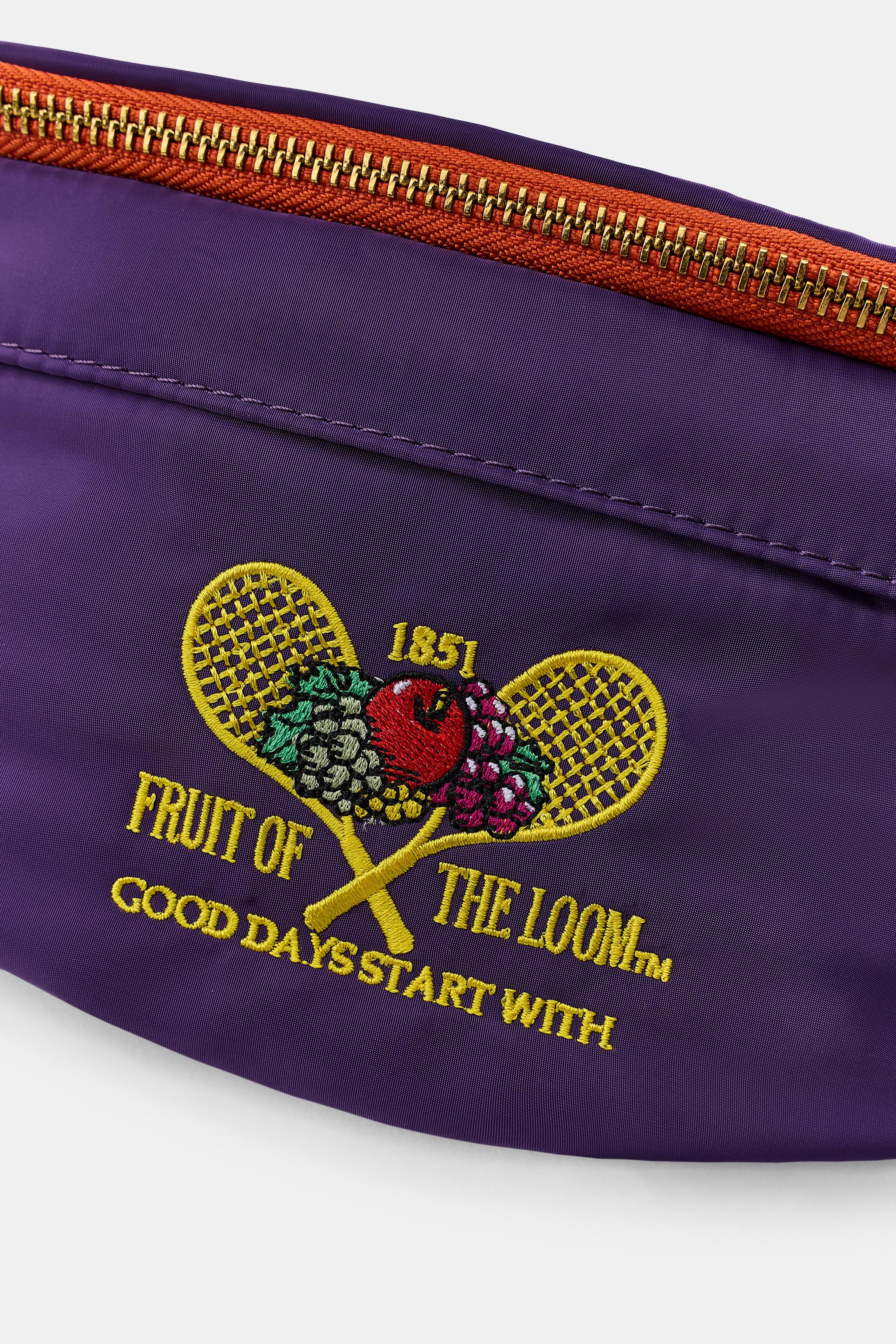 SAC BANANE BIMATIÈRE BRODERIES FRUIT OF THE LOOM™