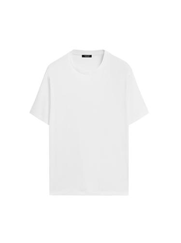 Camiseta 100% algodón mercerizado - Blanco de Zara