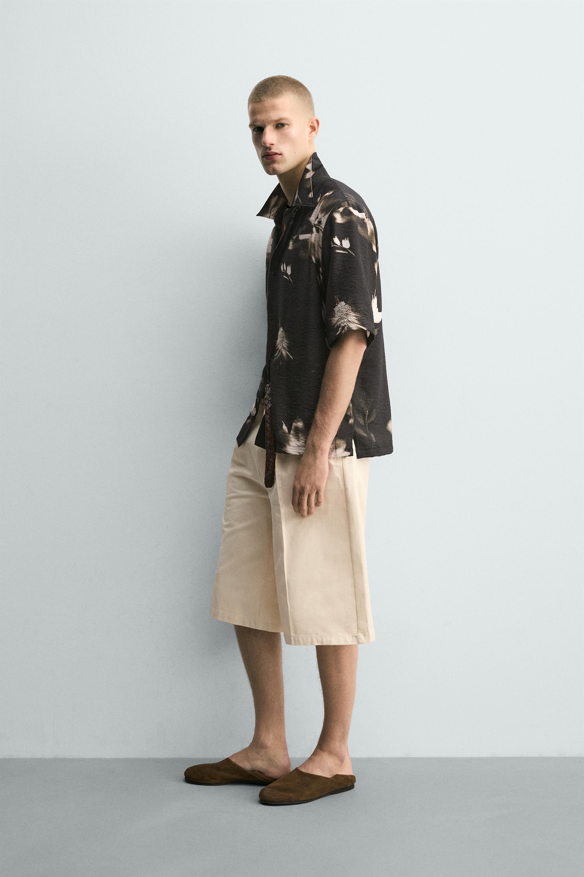 FLUID FLORAL PRINT SHIRT