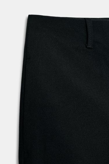 PANTALON CROP ZW COLLECTION - Noir de Zara - Image 7