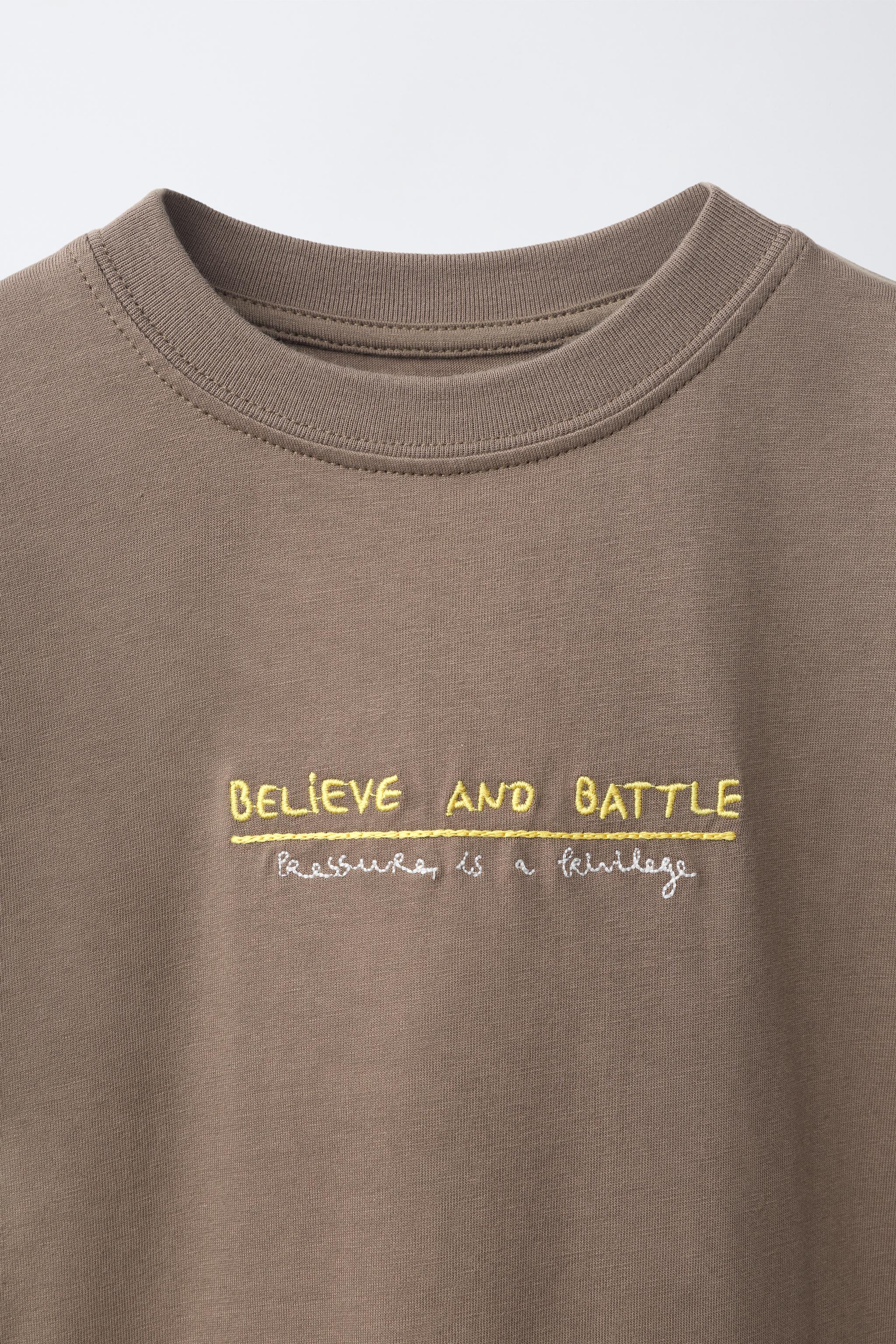 Детские футболки Zara TENNIS PRINT T-SHIRT — фото 4