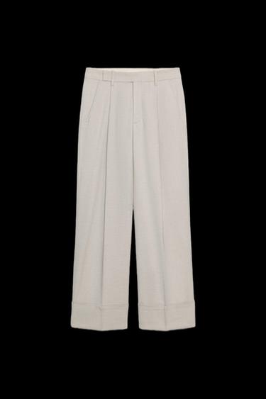 BUNDFALTENHOSE ZW COLLECTION - Beige von Zara - Bild 0