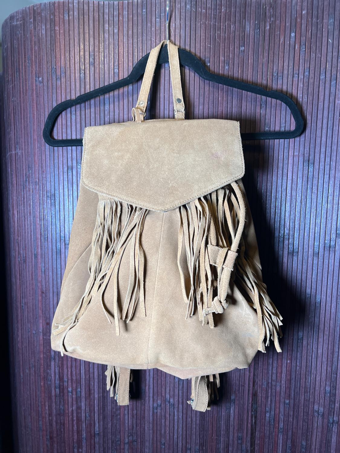 SUEDE BOOKBAG MEDIUM - Image 2