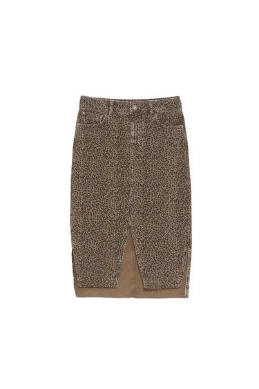 LEOPARD PRINT SKIRT