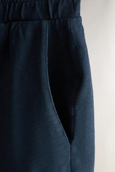 SHORT EN COTON - Bleu de Zara - Image 2