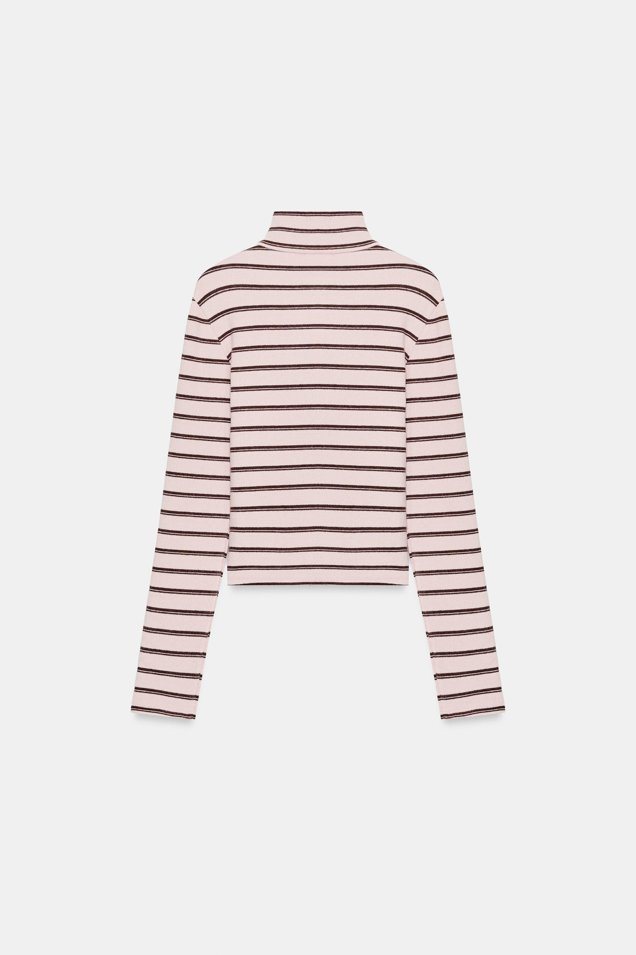 STRIPED ZIP JACKET