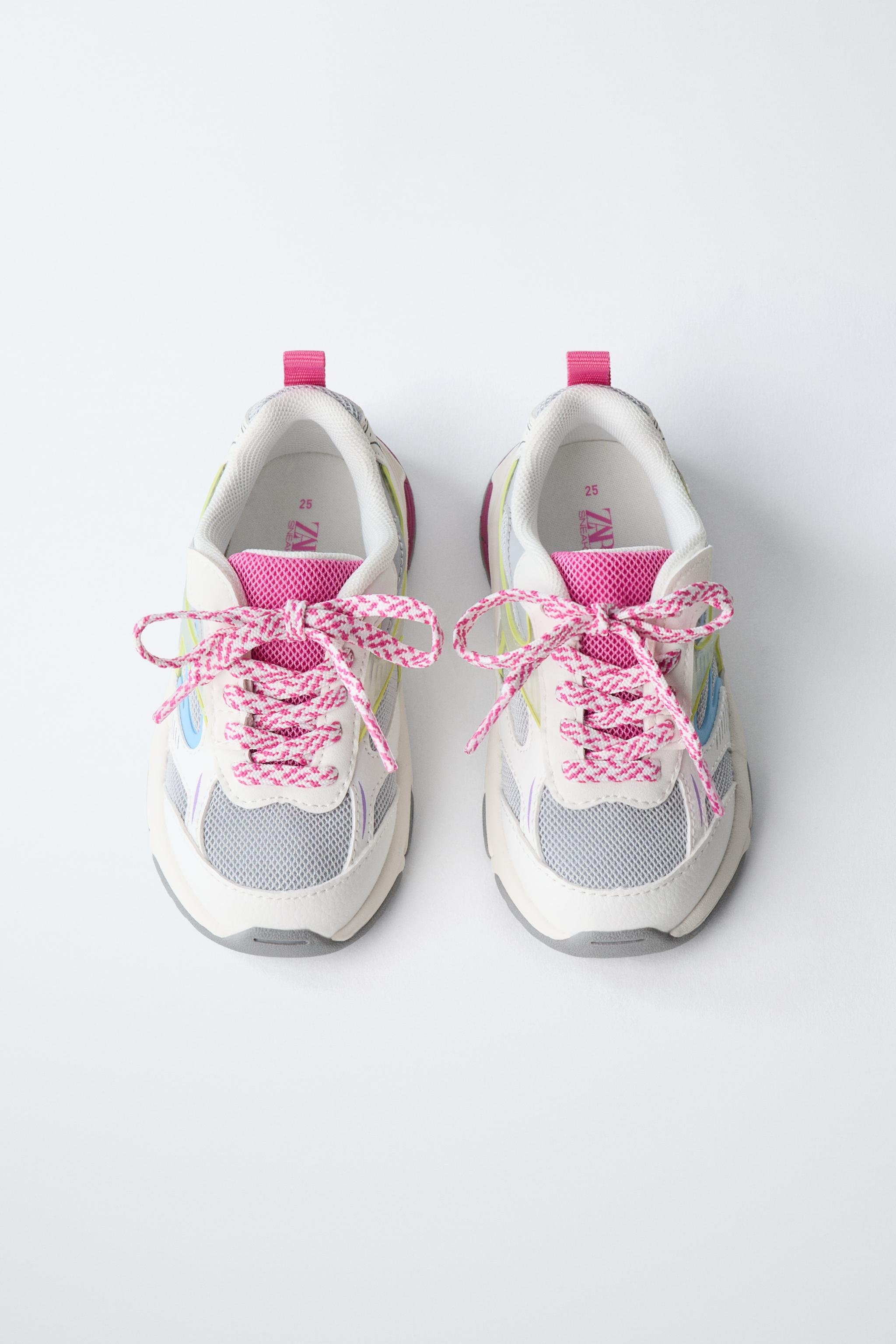 Детские кроссовки Zara COLORFUL SNEAKERS — фото 6
