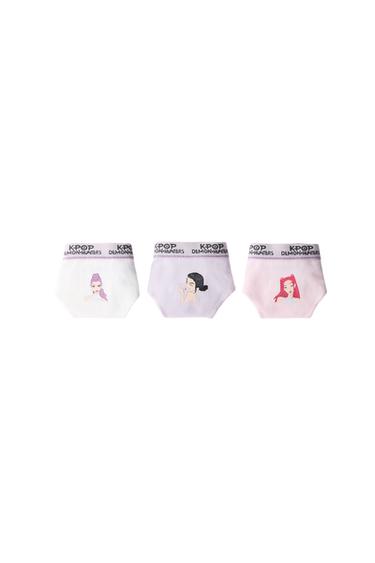 6-14 AÑOS/ PACK TRES BRAGUITAS KPOP DEMON HUNTERS™ NETFLIX © - Multicolor de Zara
