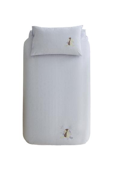 KIDS' RABBIT COTTON DUVET COVER - Blue by Zara
