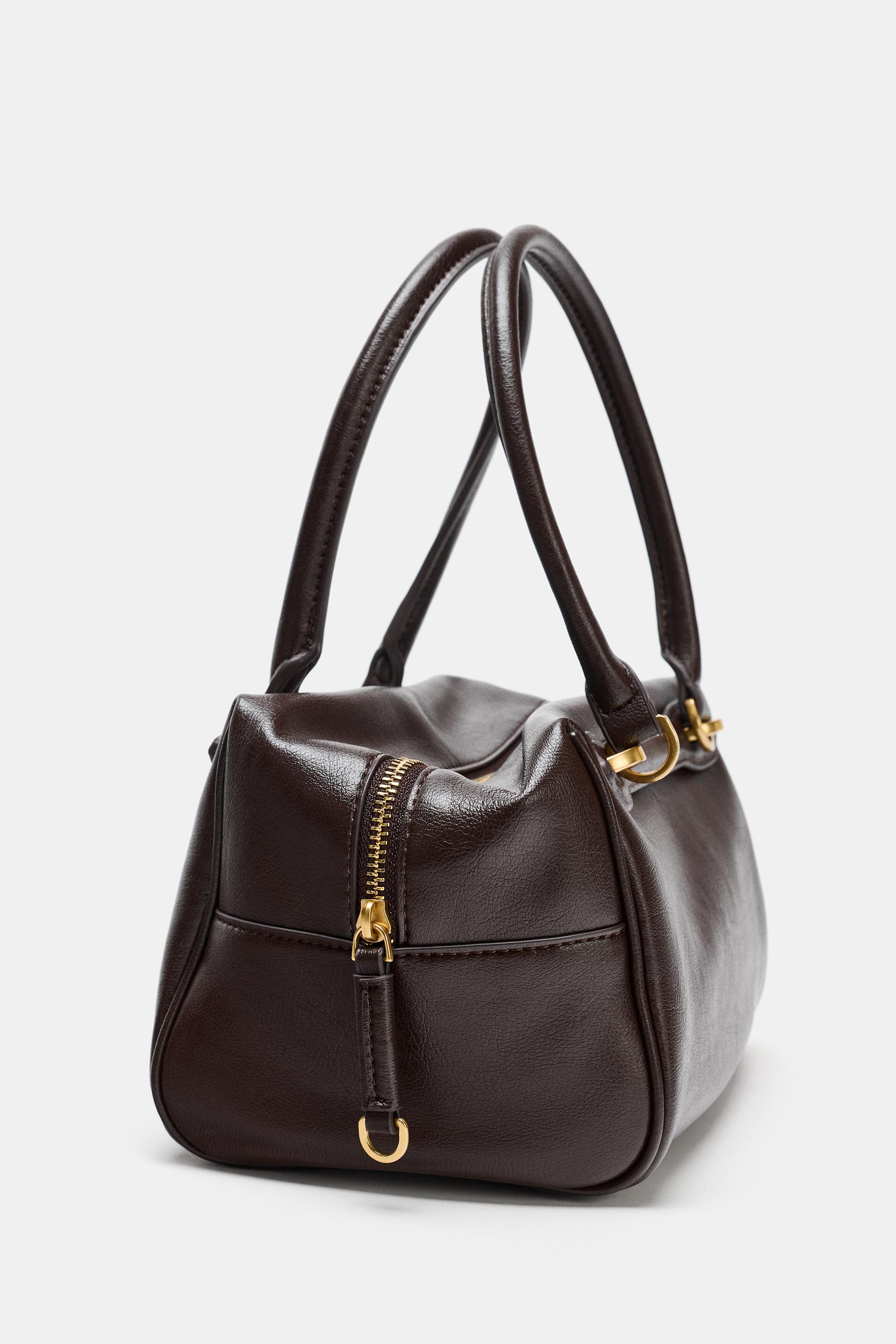 MINI BOWLING BAG - Brown | ZARA Turkey