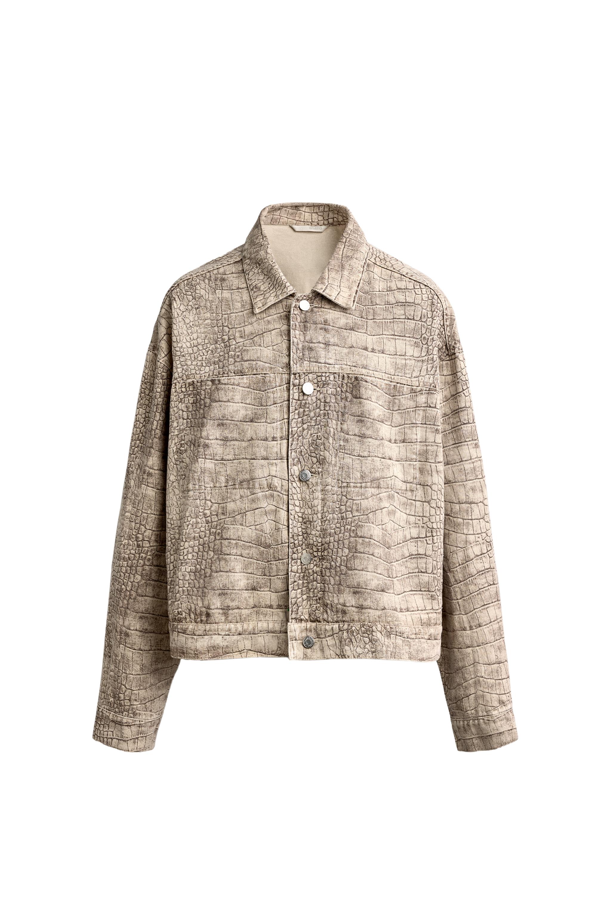 CAZADORA RELAXED FIT ESTAMPADO ANIMAL