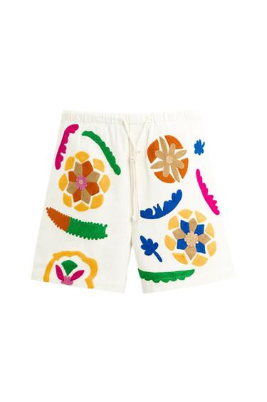 EMBROIDERED BERMUDA SHORTS - LIMITED EDITION