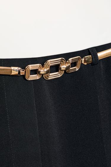 HALTERNECK JUMPSUIT WITH BELT - Dark navy by Zara - Image 11