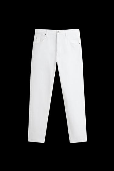CROPPED SKINNY-FIT-JEANS - Weiß von Zara - Bild 0
