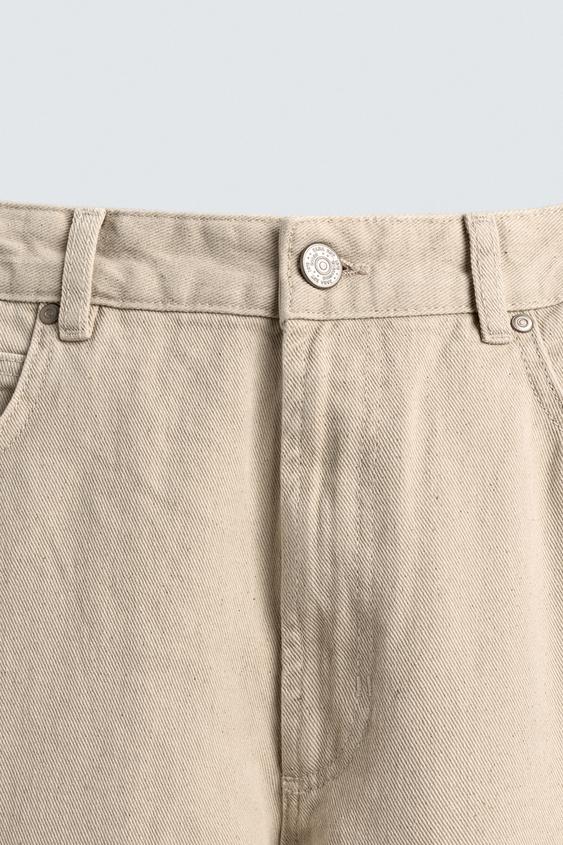 バギーフィット FORD © プリント柄パンツ - プリント地 | ZARA Japan 
