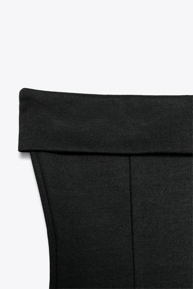 ROBE BUSTIER INTERLOCK - Noir de Zara - Image 7