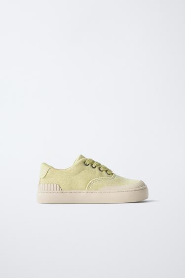 COTTON PLIMSOLLS - Yellow by Zara