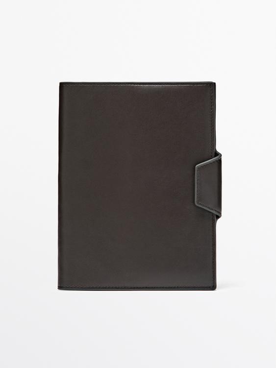 Nappa leather notebook cover