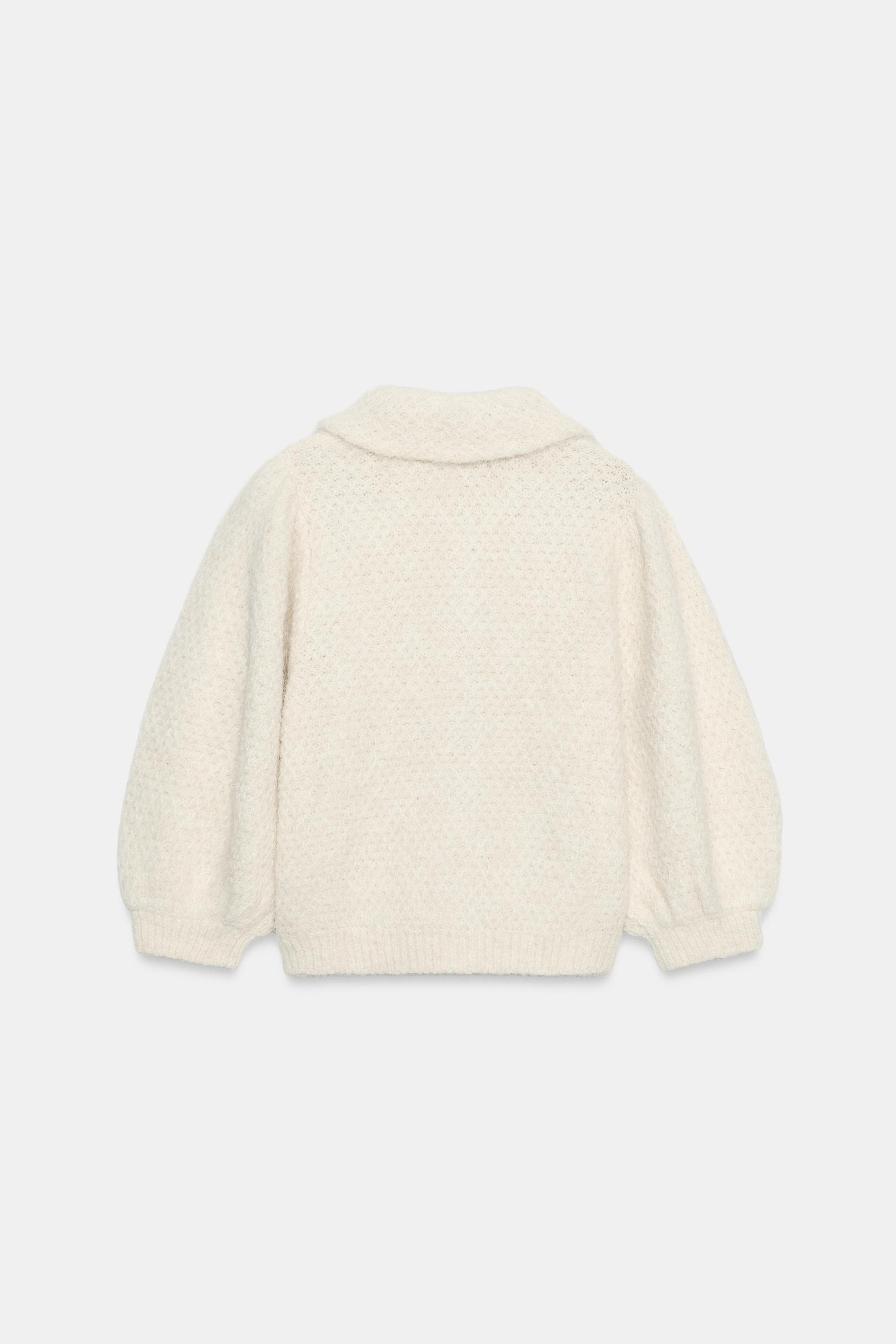 PUFF SLEEVE CARDIGAN thumbnail 8