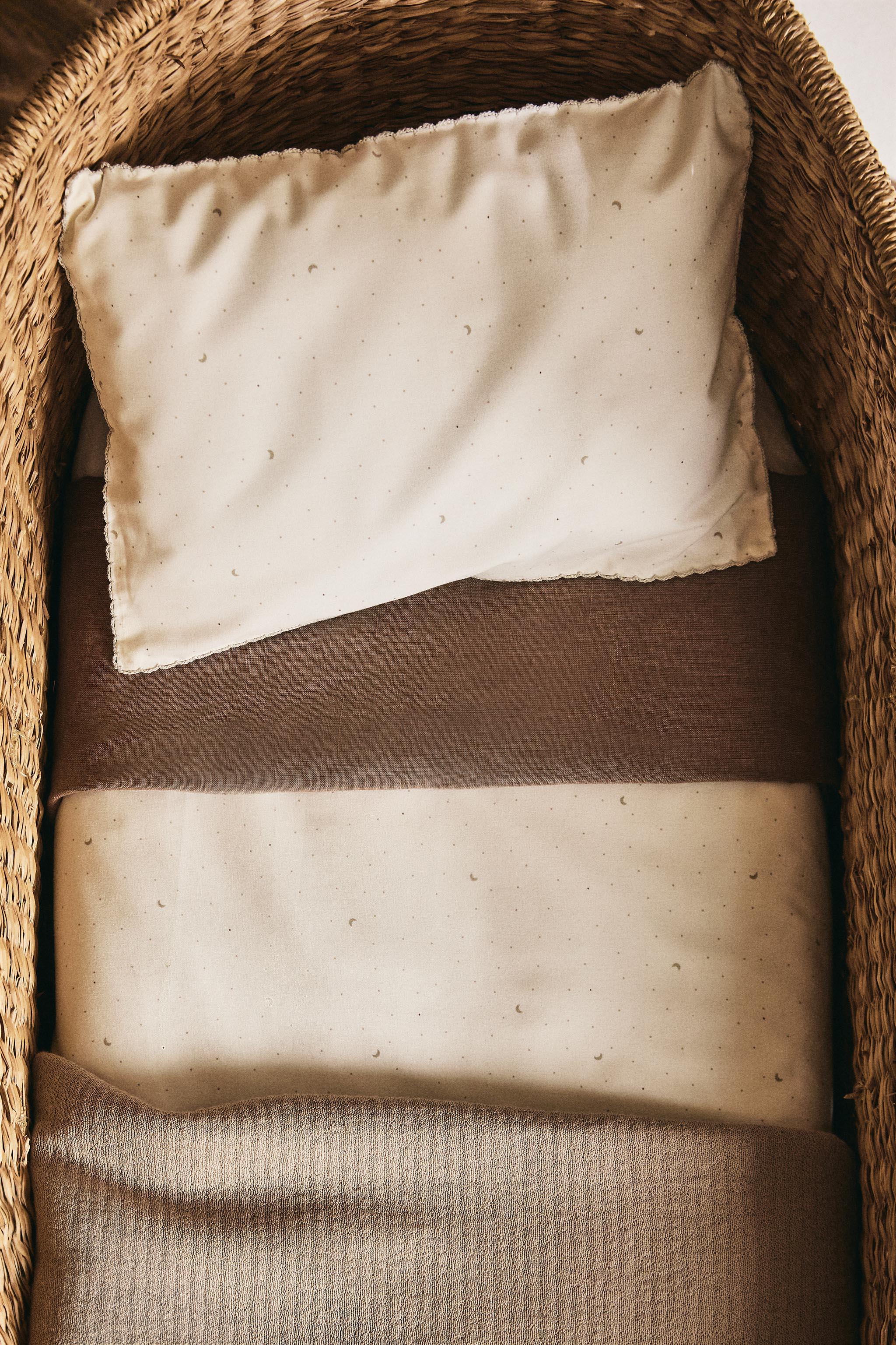 MOON MINI CRIB SHEET SET
