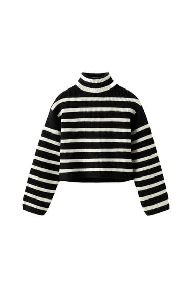 STRIPED KNIT SWEATER
