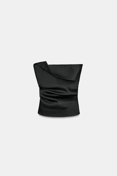 TOP BUSTIER ZW COLLECTION ÉDITION LIMITÉE - Noir de Zara - Image 6