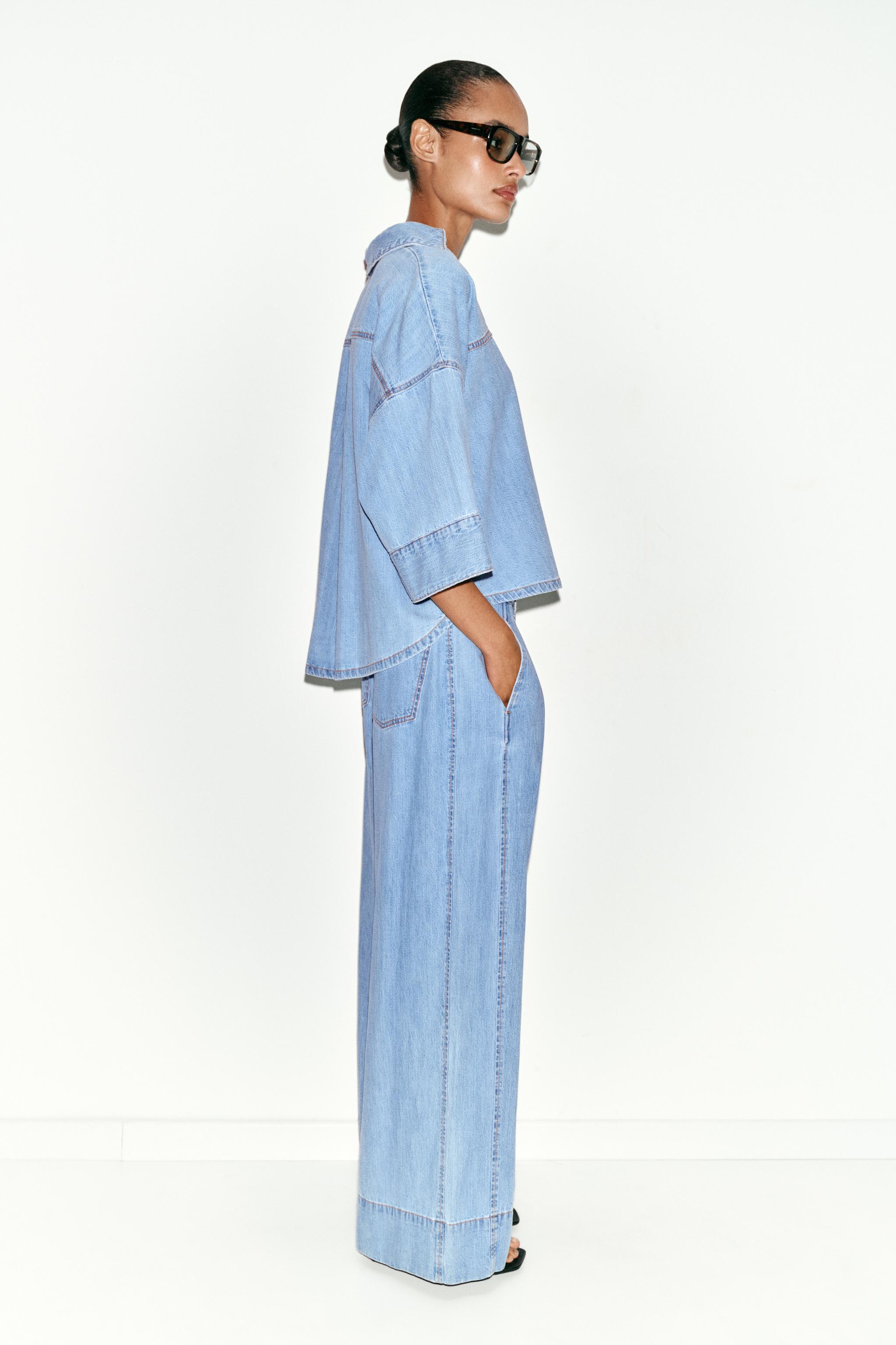 CHEMISE Z1975 EN DENIM À MANCHES AMPLES