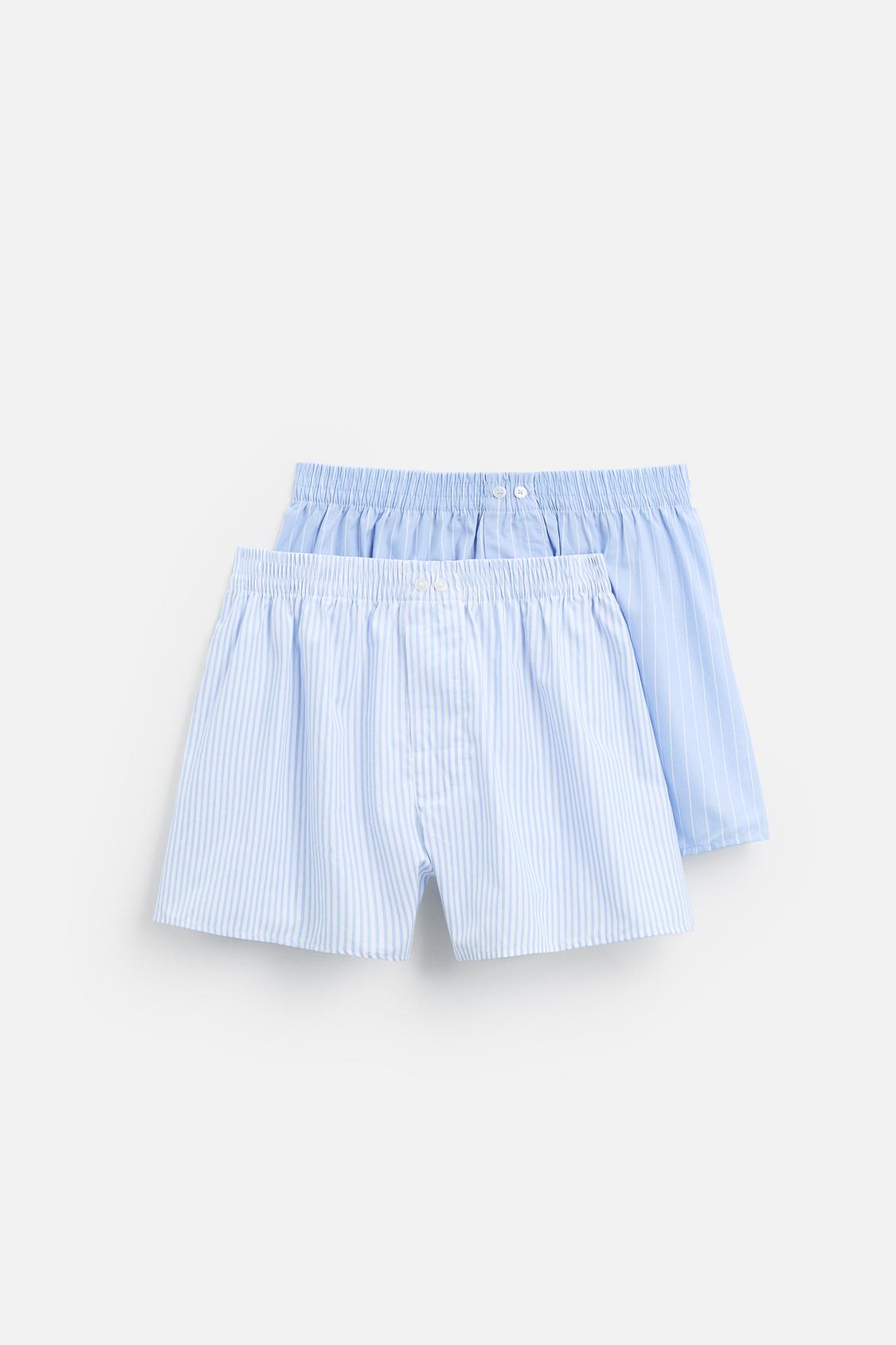 BOXERS DE POPELINA COMBINADOS PACK 2