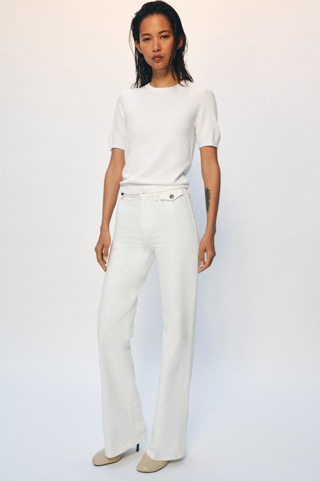 ZW COLLECTION HIGH-WAIST FLARE JEANS - image 3