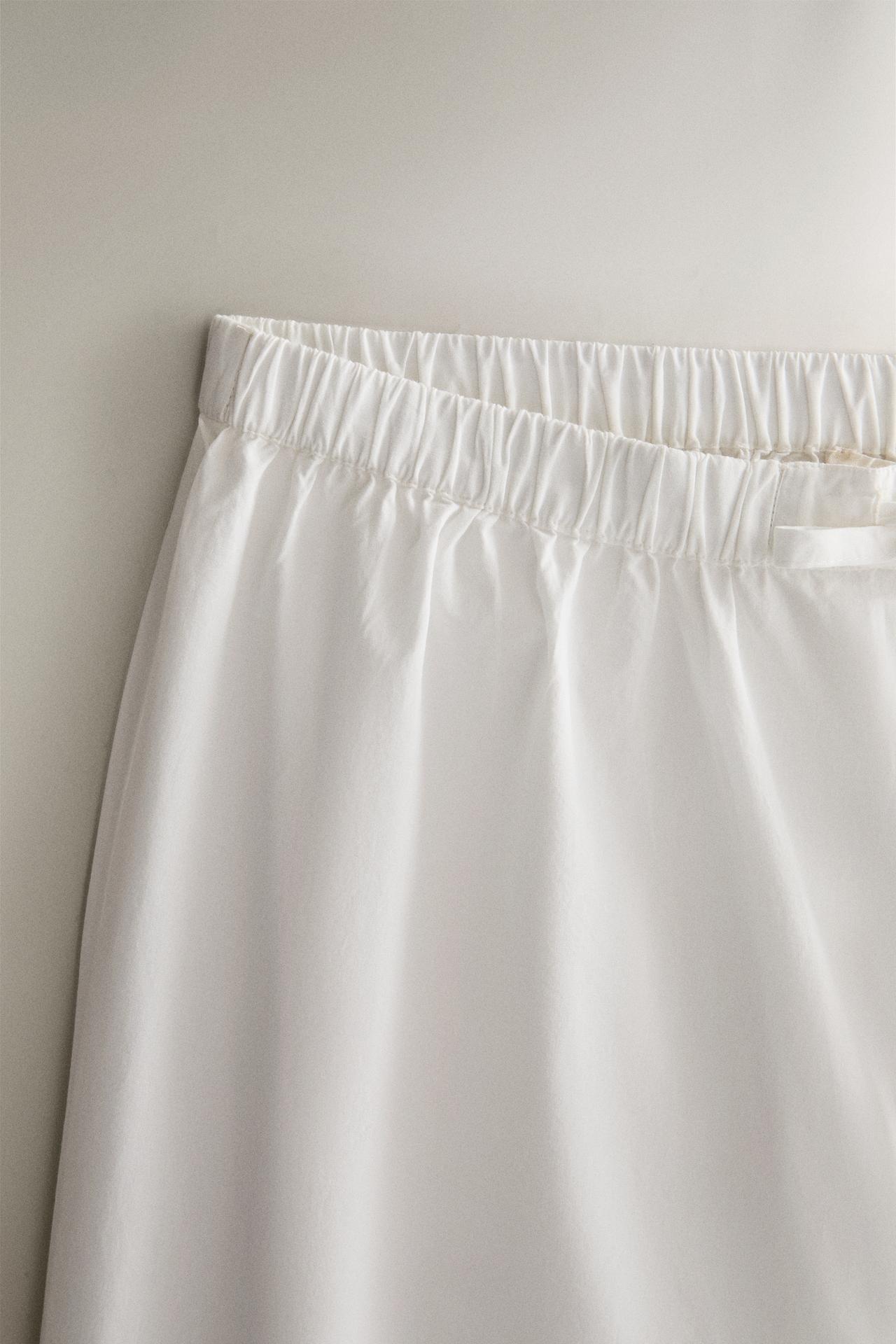 CROCHET PANTS — Oyster-white