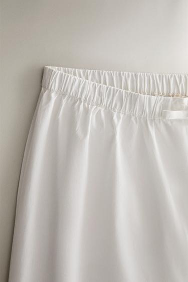 PANTALON CROCHET - Blanc cassé de Zara - Image 1