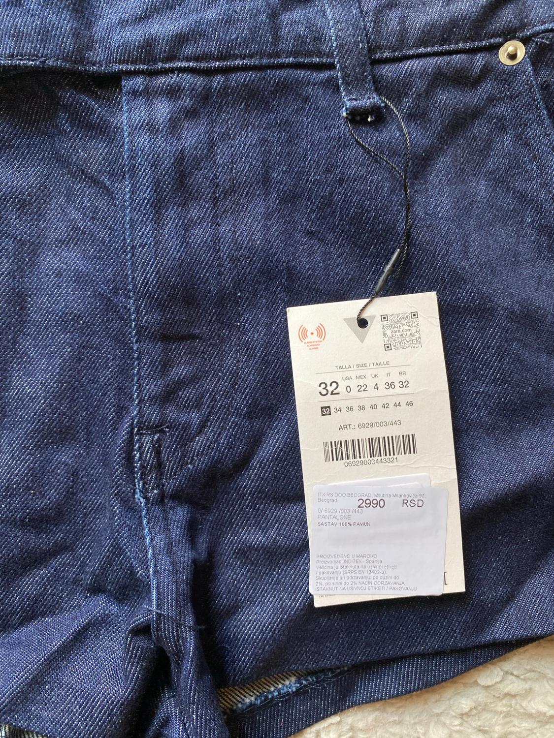 TRF MID-WAIST DENIM SHORTS - Image 2