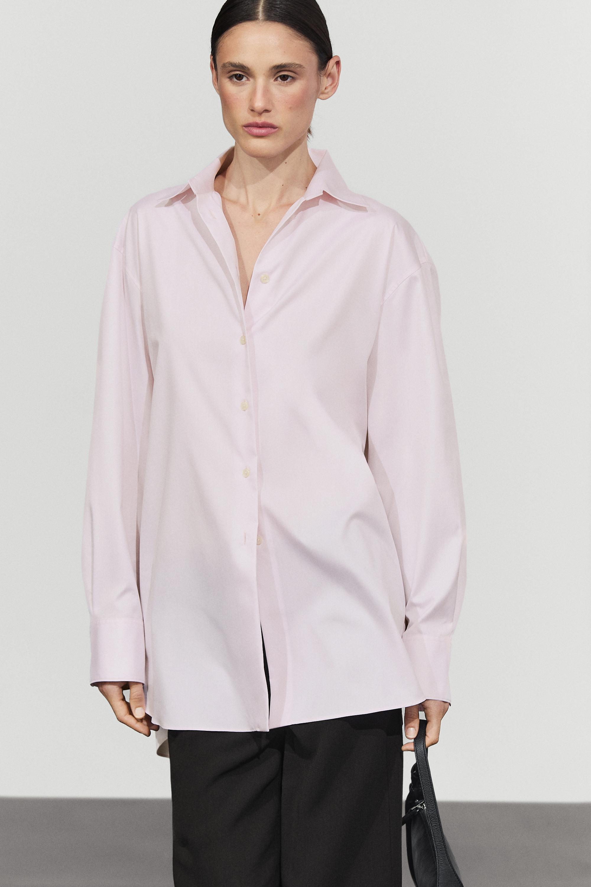 Chemise en popeline 100 % coton