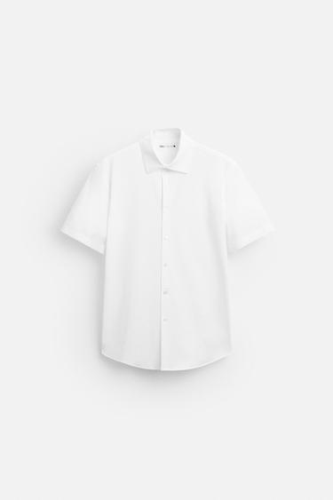 Zara STRETCH SHIRT - White