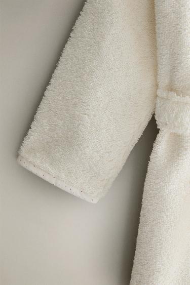 KIDS' POLKA DOT BATHROBE - Light beige by Zara - Image 2
