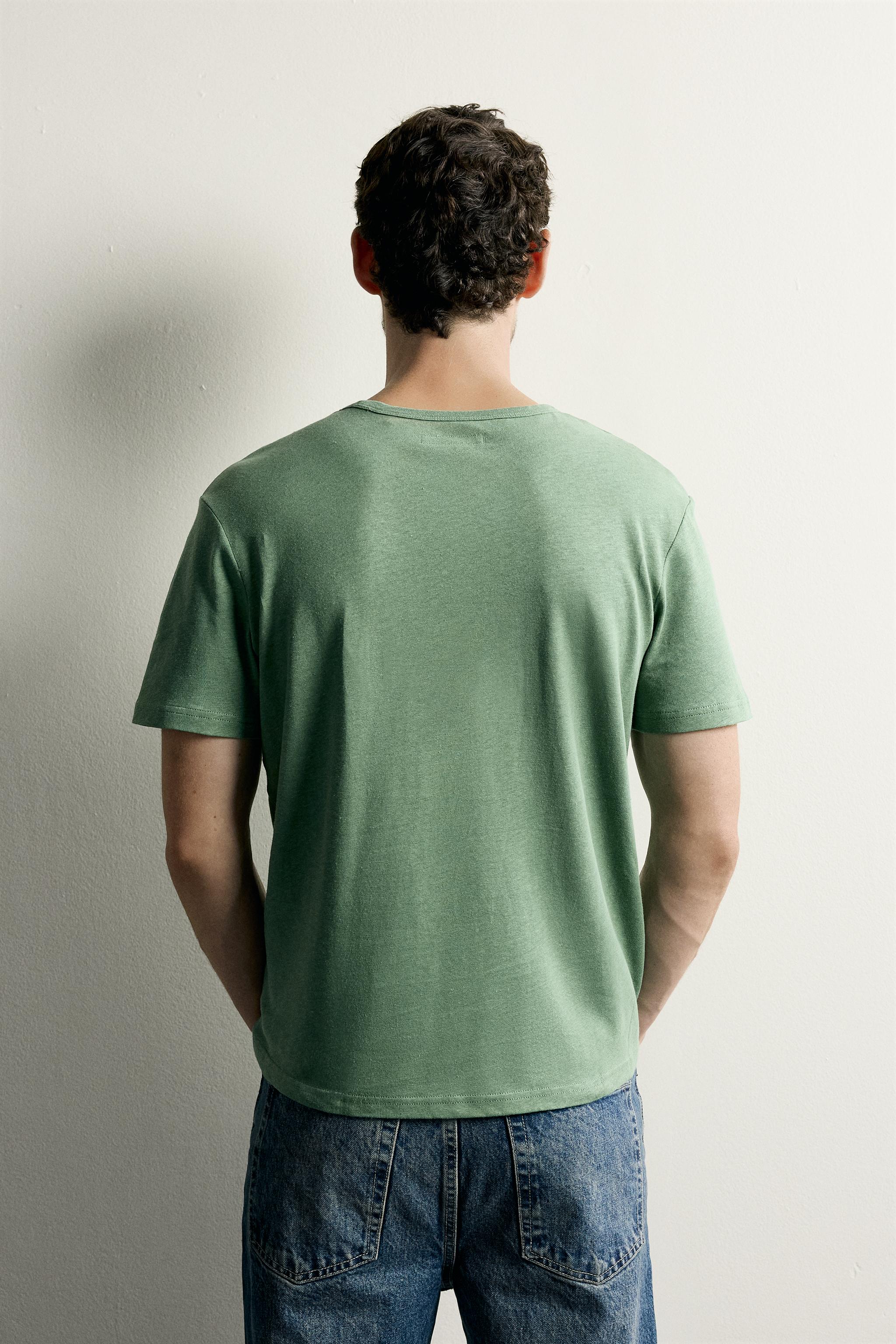 COTTON-LINEN RELAXED-FIT T-SHIRT