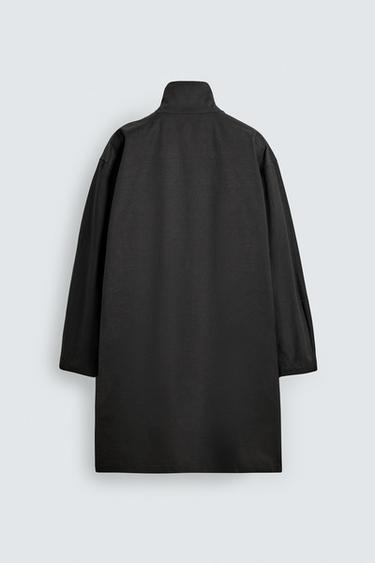 RELAXED FIT PARKA - Black by Zara - Image 7