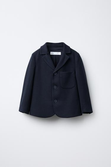 Zara COMFORT SUIT BLAZER - Navy blue