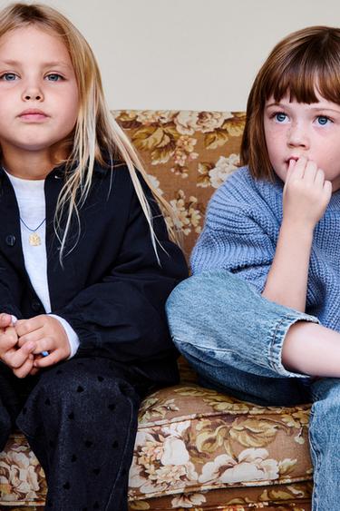 HEART WIDE-LEG JEANS - Blue by Zara