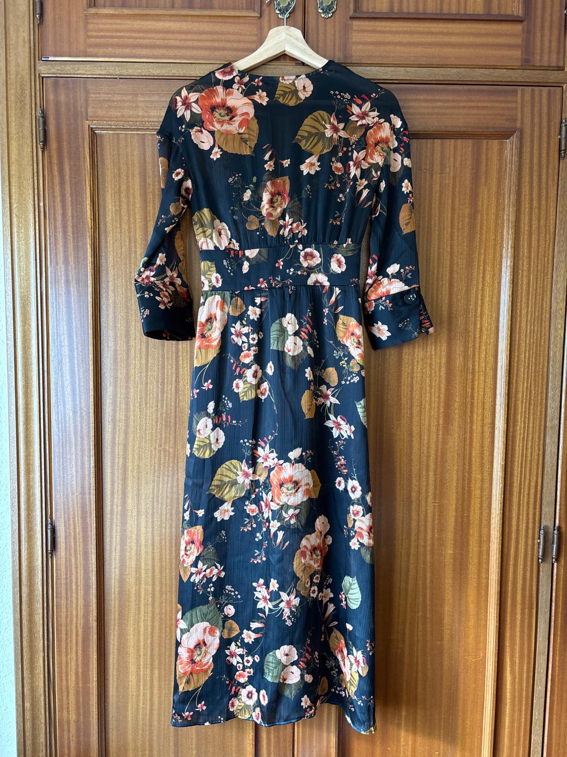 FLORAL PRINT JUMPSUIT DRESS - Image 4