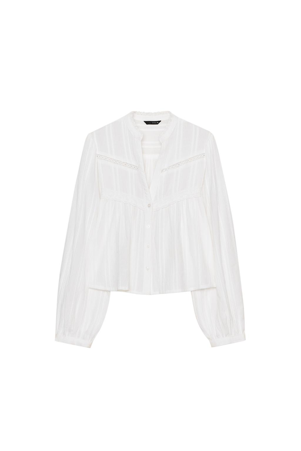 LACE TRIM SHIRT - image 3