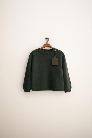 ZARA TIMELESS - CASHMERE KNIT JUMPER - Dark green by Zara