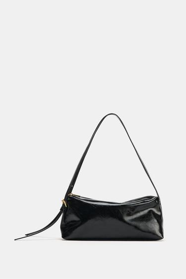 BOLSO DE HOMBRO DETALLE HEBILLAS - Negro de Zara - Imagen 0