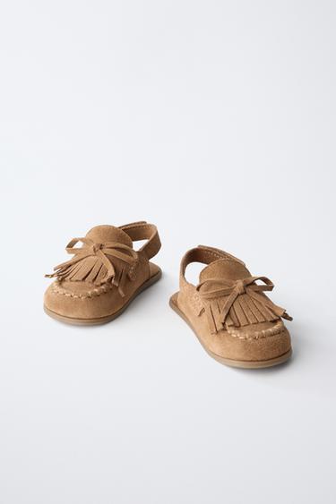 BAREFOOT LEATHER CLOGS - Brown by Zara - Image 4