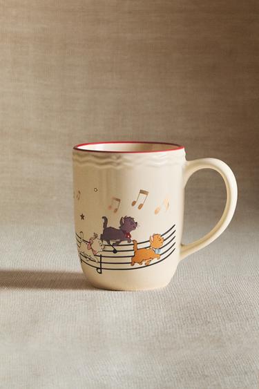 CHILDREN'S STONEWARE CHRISTMAS THE ARISTOCATS ©DISNEY MUG - Multicoloured by Zara