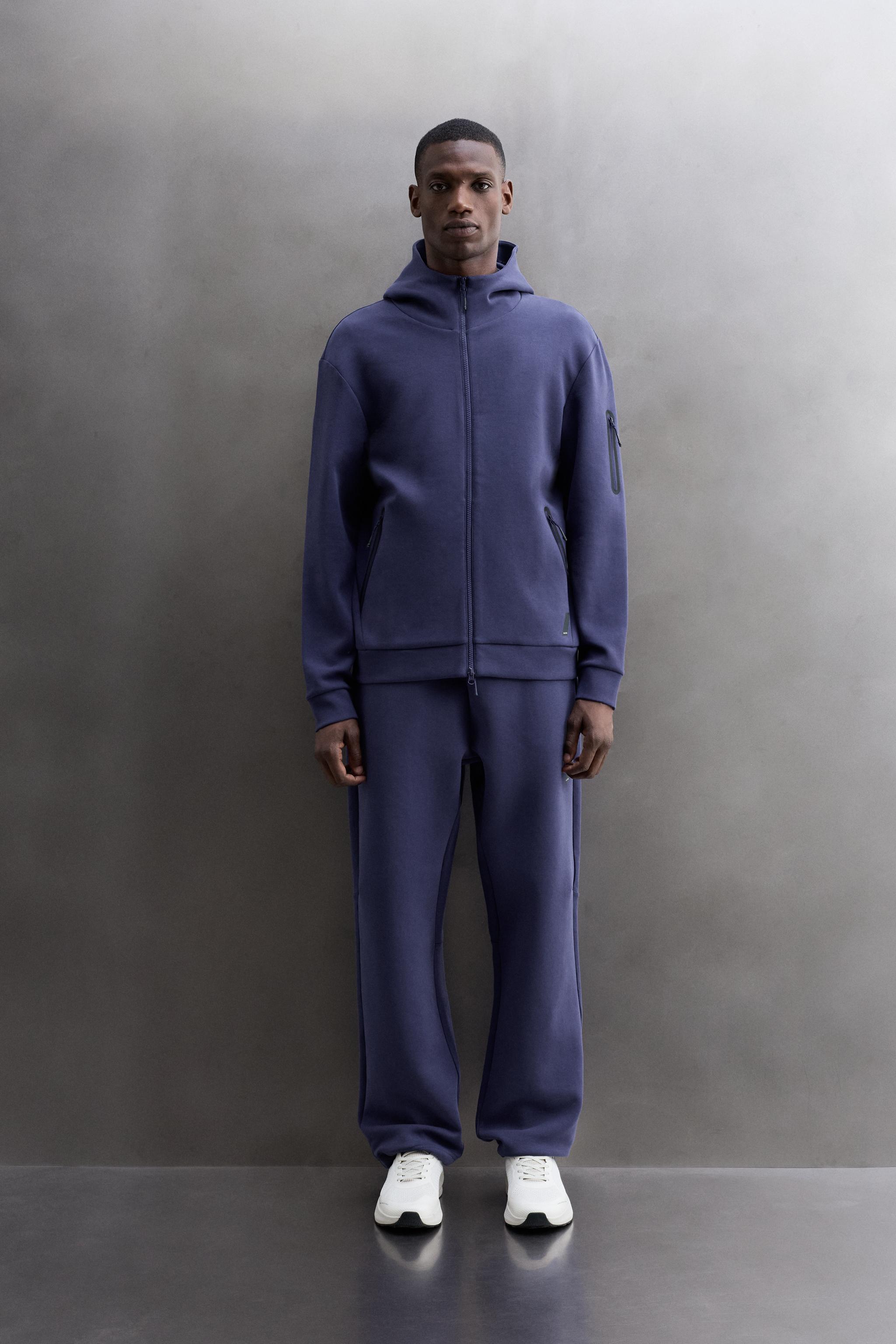 SWEAT-SHIRT TECHNIQUE ZIPPÉ À CAPUCHE