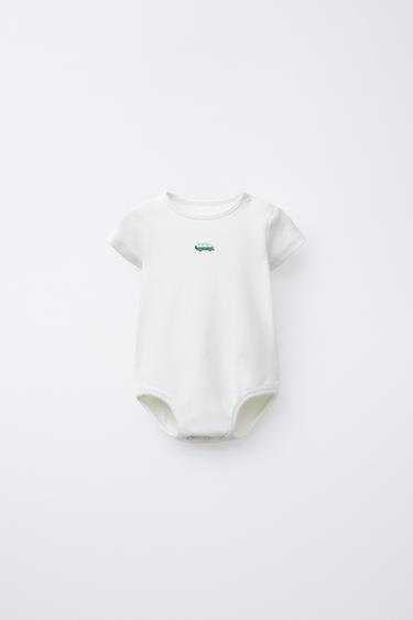 2-PACK OF PRINTED BODYSUITS - Lime by Zara - Image 1
