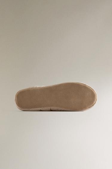 MULES SEMELLE CUIR - Beige de Zara - Image 4