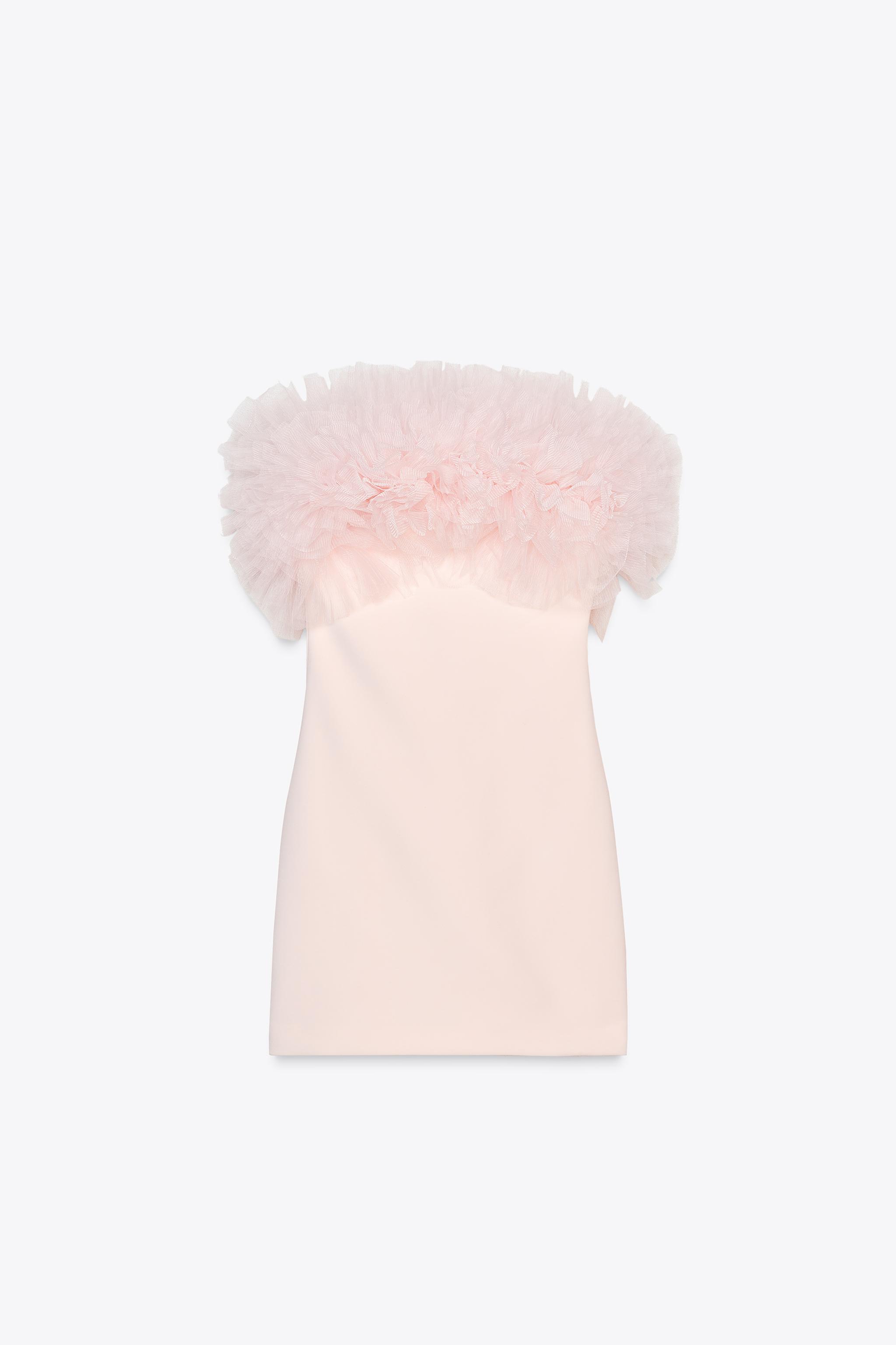 ZARA - ZARA ザラ ボリュームチュールショートワンピースの通販