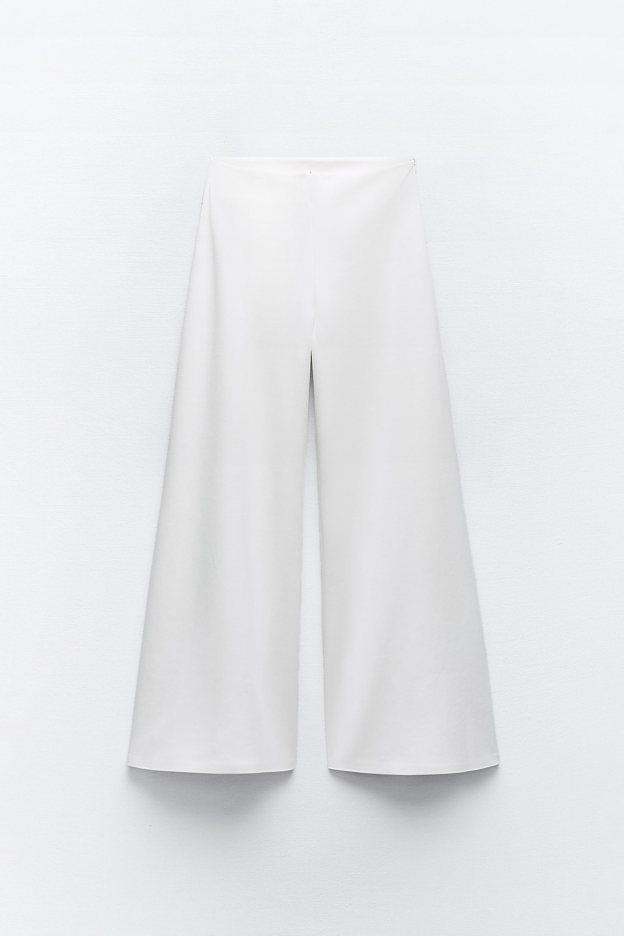 ZARA Official Website  White trouser pants, Brilliant clothing